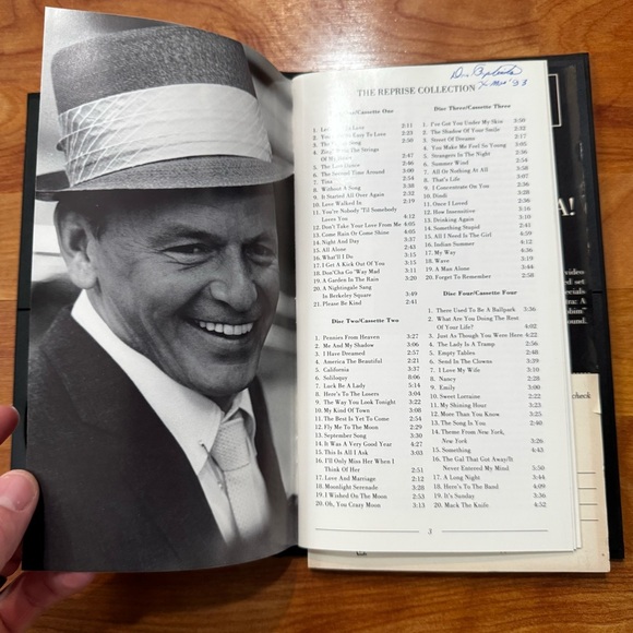 Vtg Frank Sinatra The Reprise Collection 1990 81 Tracks 4 CD Box Set EUC Tested - Picture 5 of 15
